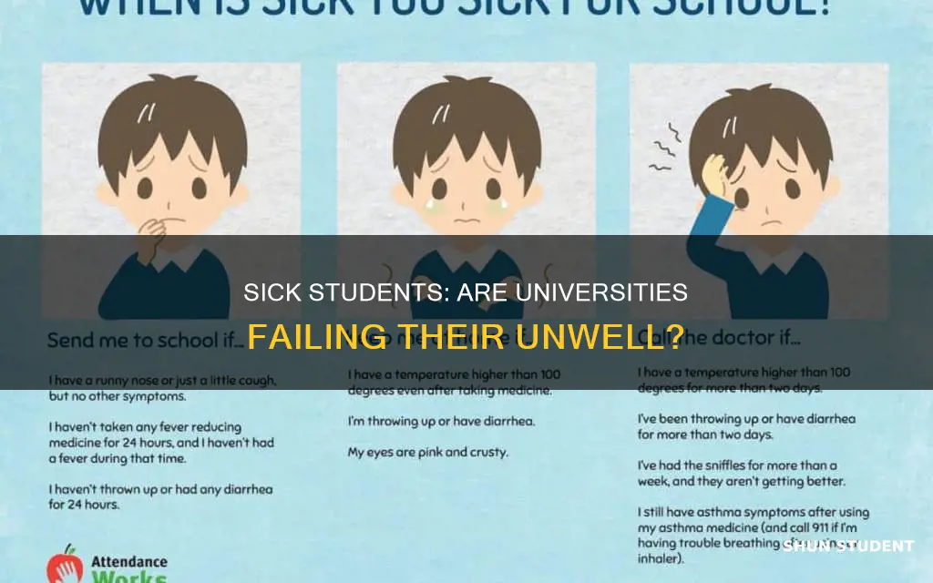 do universities fail sick students