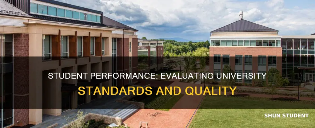 do universities get evaluated on student performance