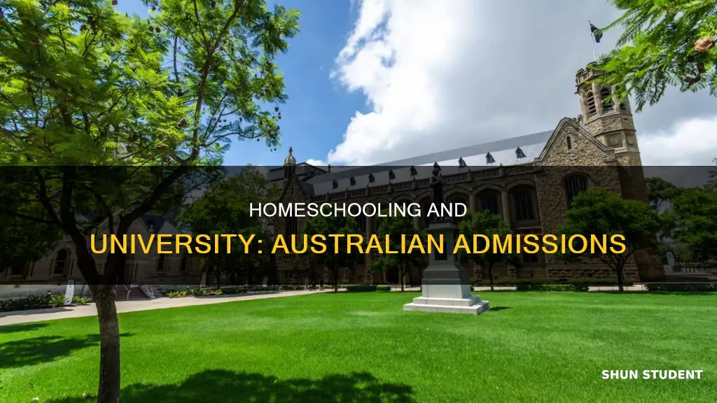 do universities in australia accept homeschool students