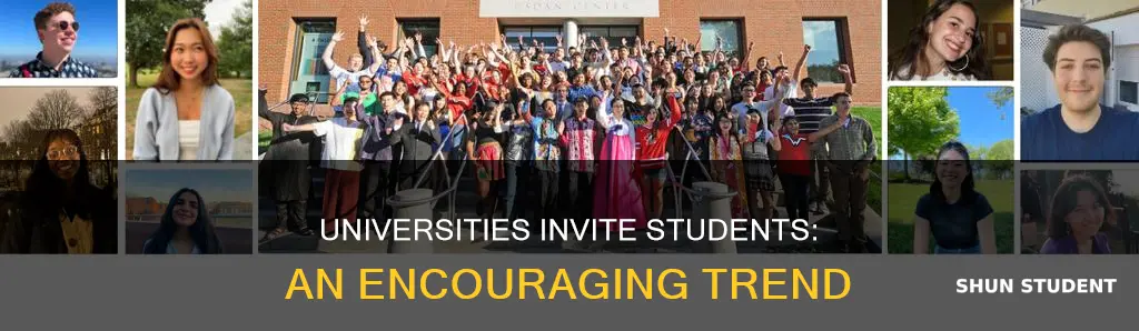 do universities invite students