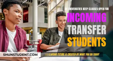 Transfer Students: Open University Classes and Availability