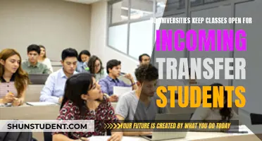Transfer Students: Open Courses and University Policies