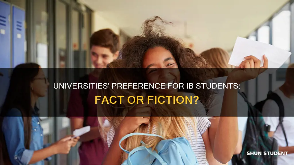 do universities like ib students