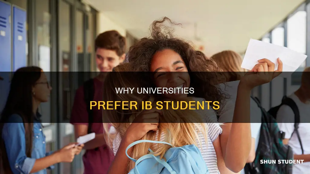 do universities like ib students