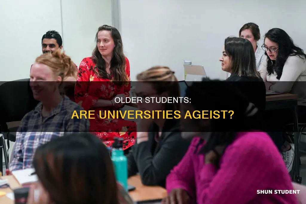 do universities not want older students