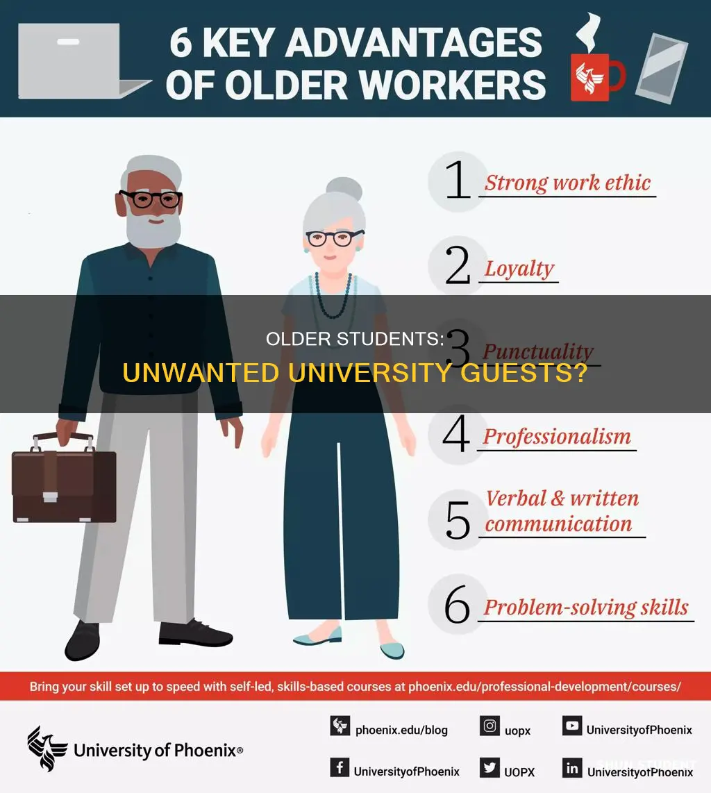 do universities not want older students