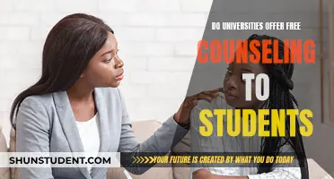 Universities: Free Counseling Services for Students?