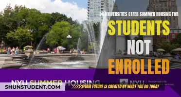 Summer Housing: University Options for Non-Enrolled Students