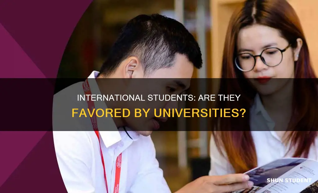 do universities prefer international students