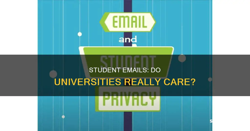 do universities read student emails