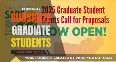 The Subsidized Life of Graduate Students: Who Pays?