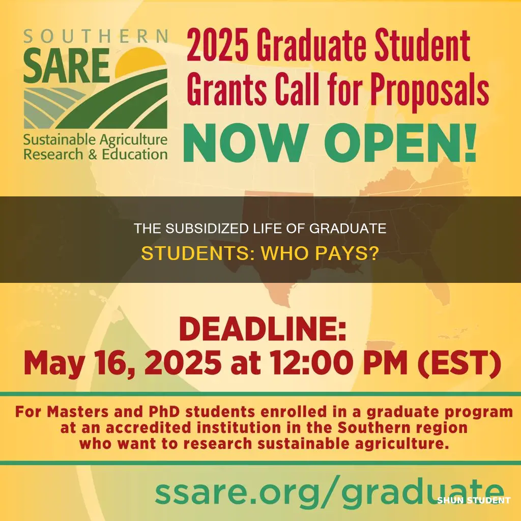 do universities subsidize gradiate students