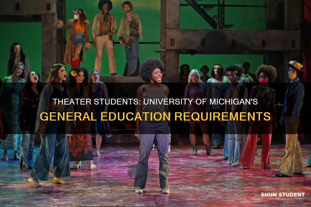 do university of michigan theater students have general education requirements