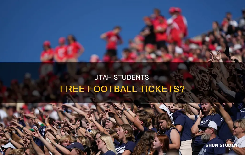 do university of utah students get free football tickets