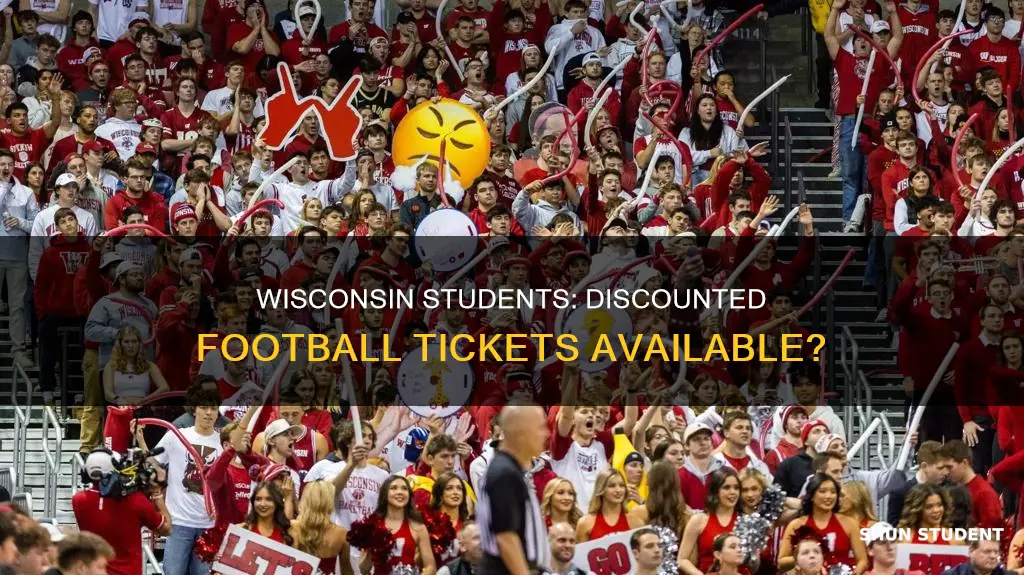 do university of wisconsin students get discounter footbal tickets