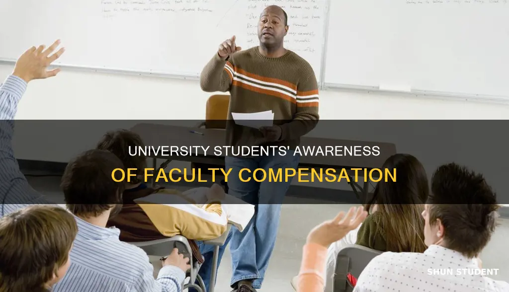 do university students care about faculty compensation