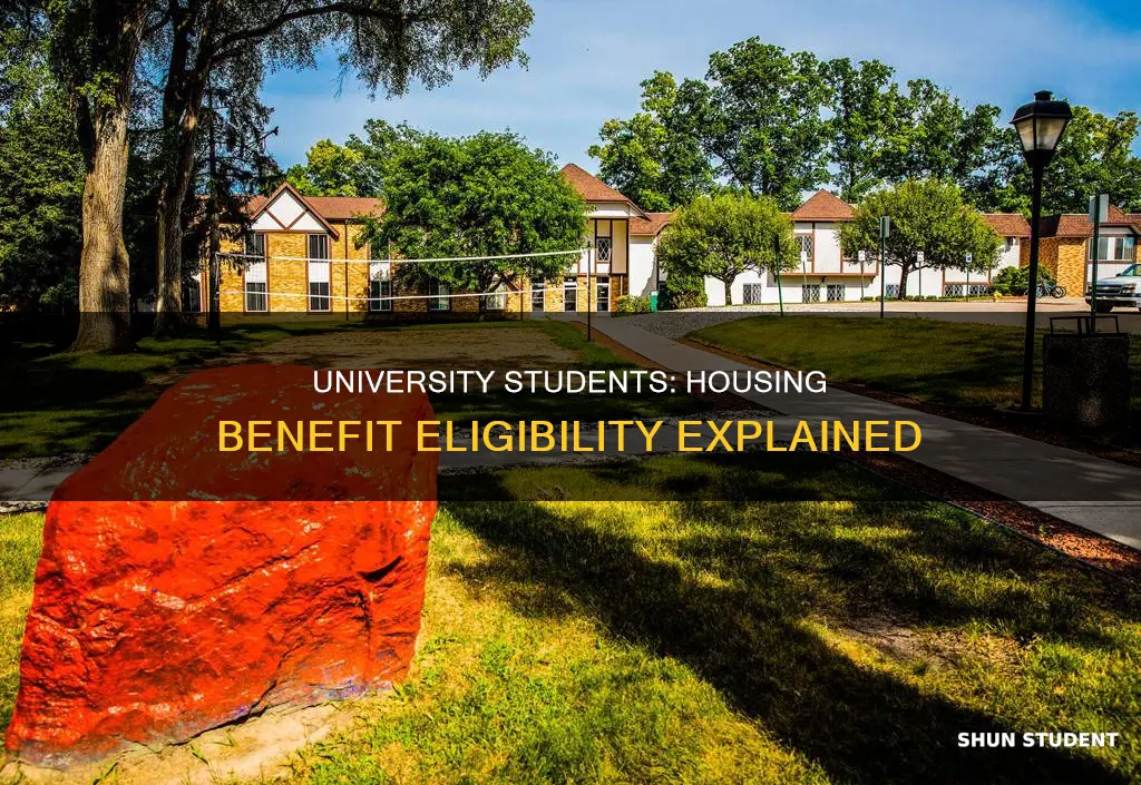 do university students get housing benefit