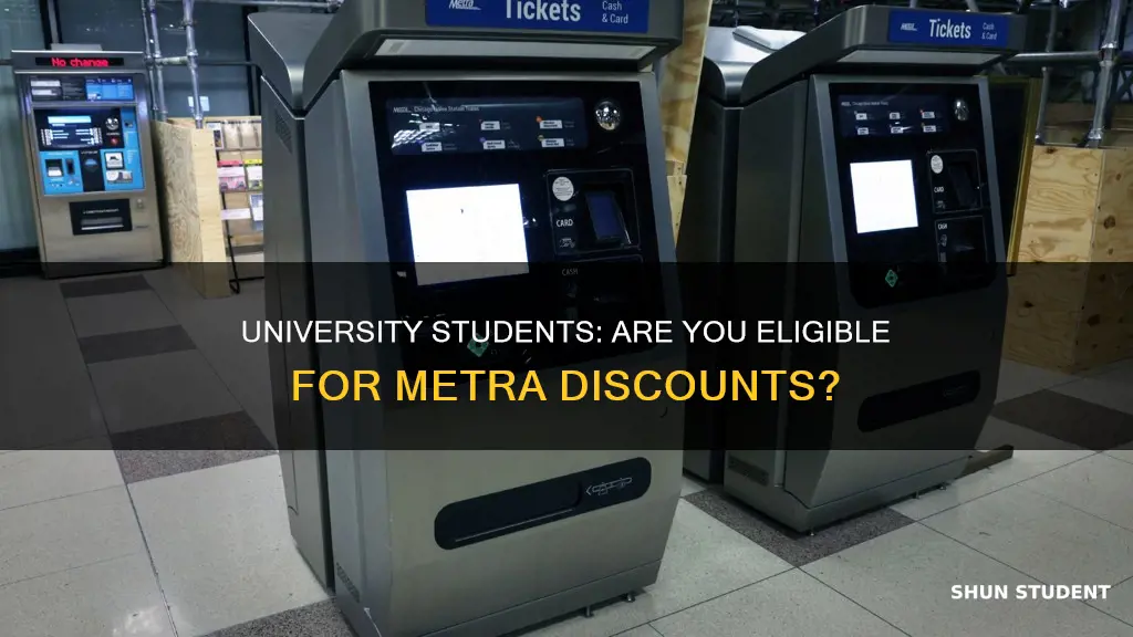 do university students get metra student discount