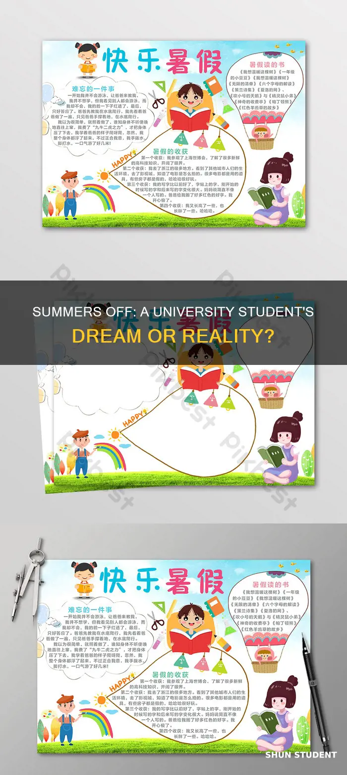 do university students get summers off