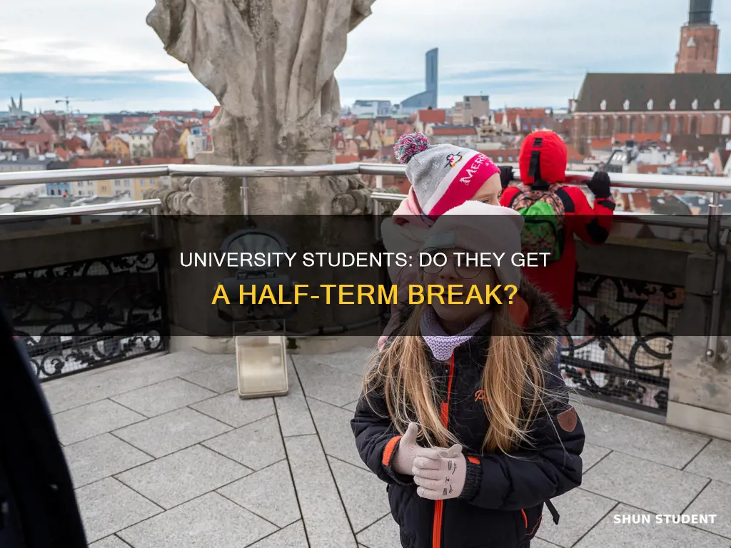 do university students have half term