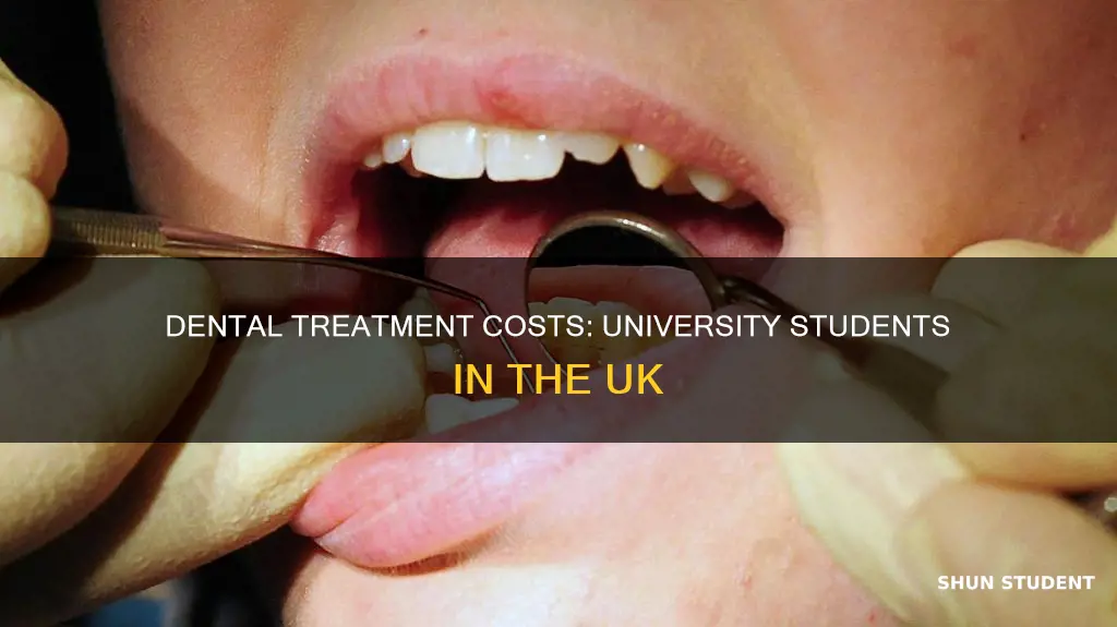 do university students pay for dental treatment uk