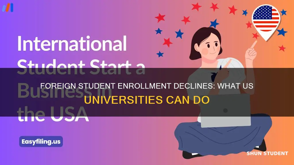 do us universities see a drop in foreign students