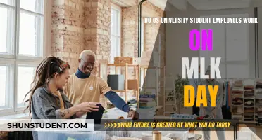 US University Student Employees: Working on MLK Day?