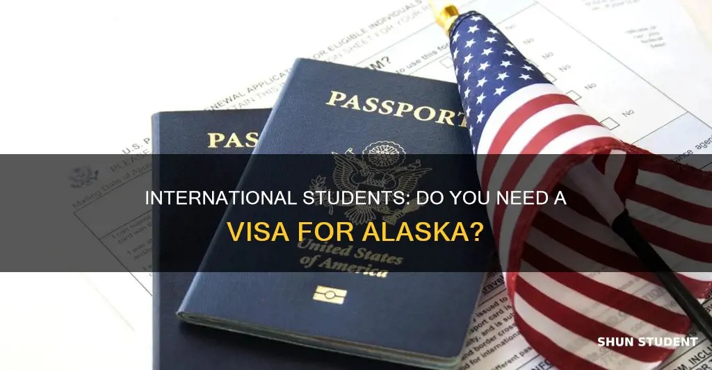 do usa international student needs visa for alaska visit
