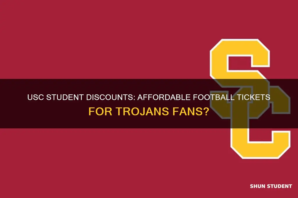 do usc students get discounted football tickets
