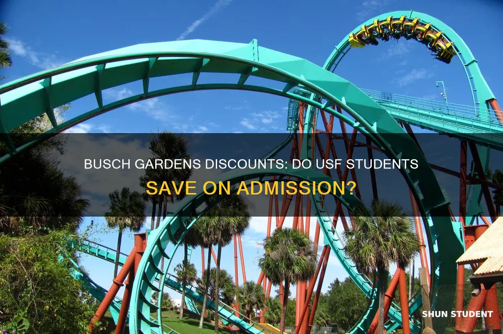 do usf students get a discount at busch gardens