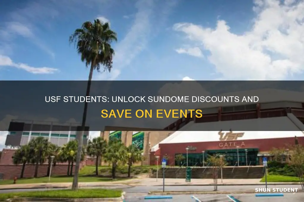 do usf students get a discount at the sundome