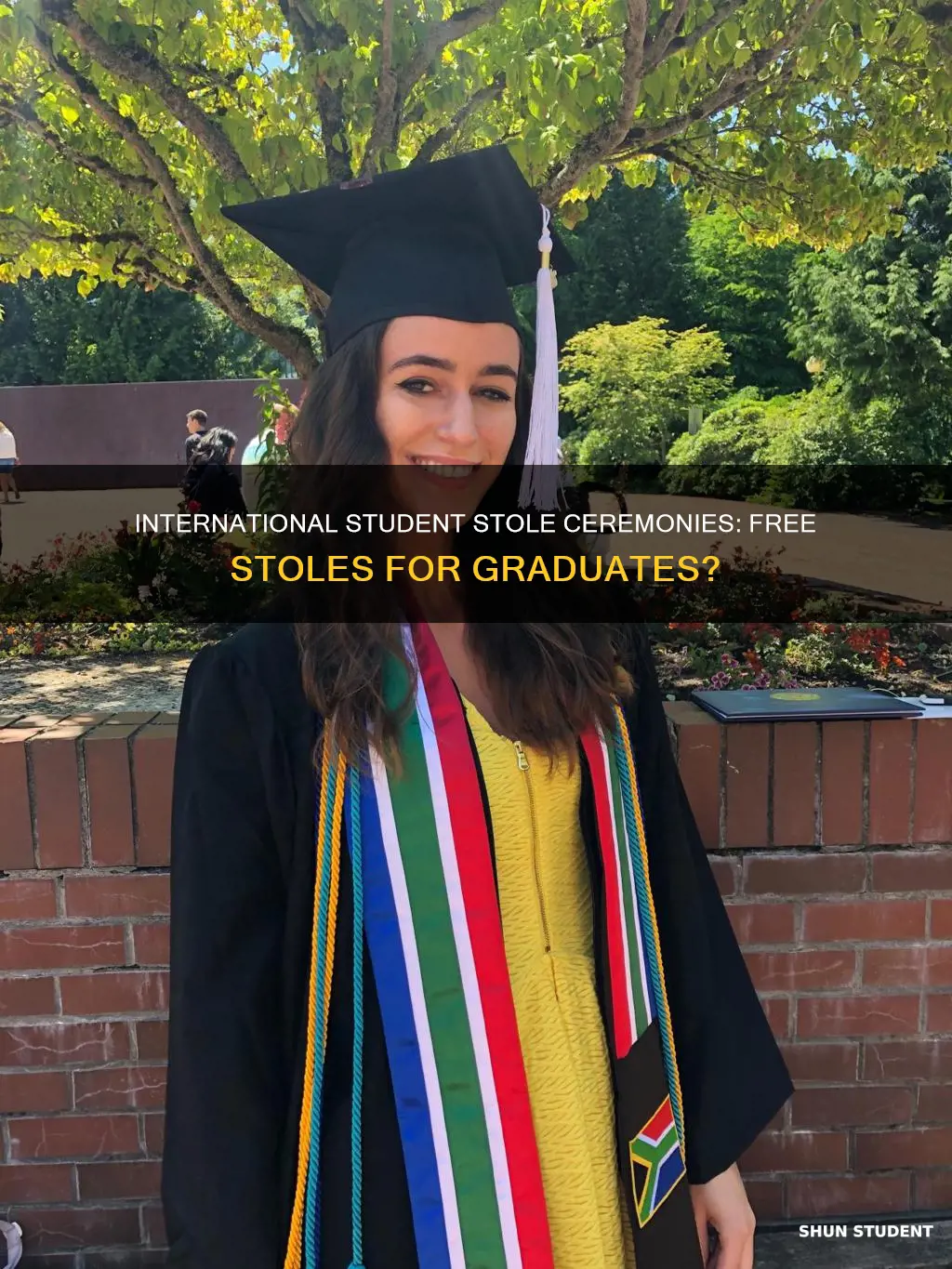 do we get free stoles in international student stole ceremony