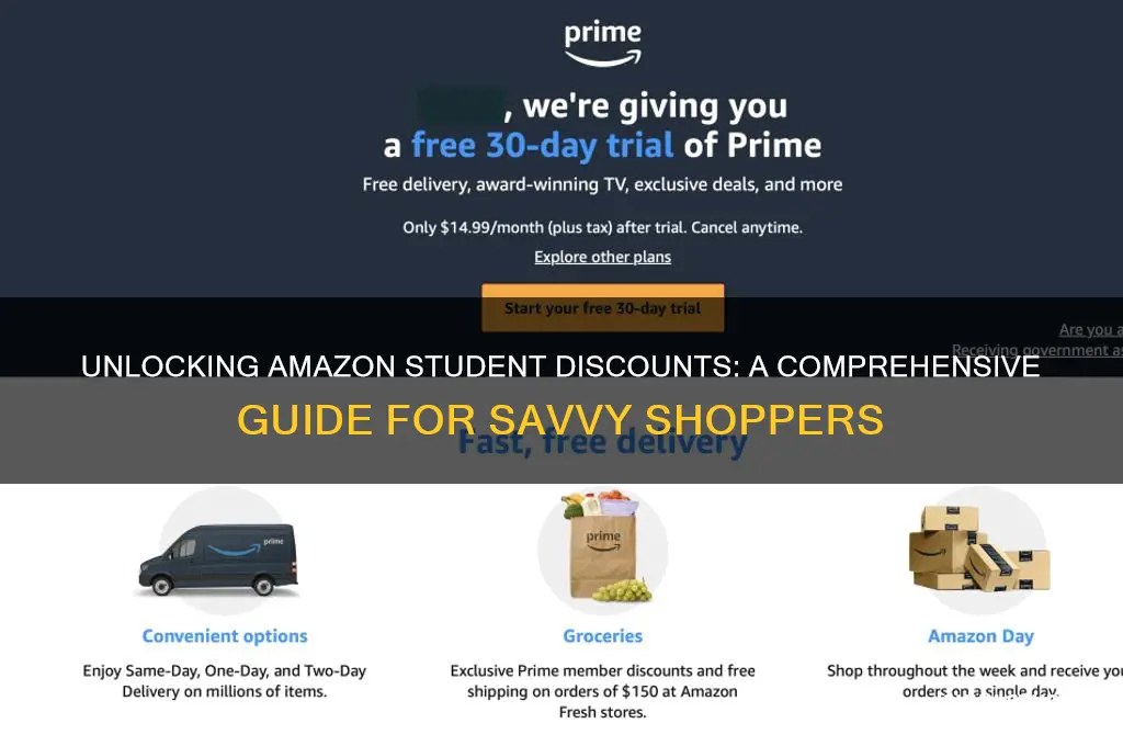 do we get student discount in amazon