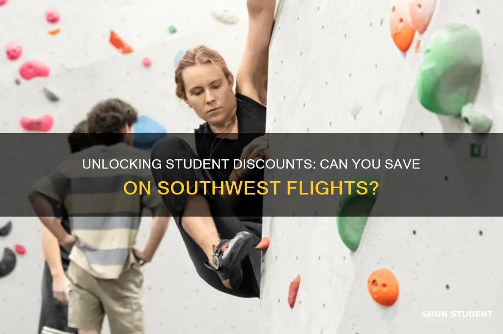 do we get student discount on southwest flights