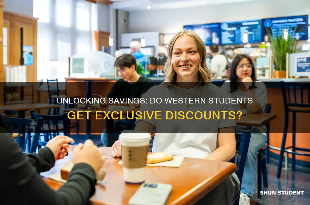 do western student get discount