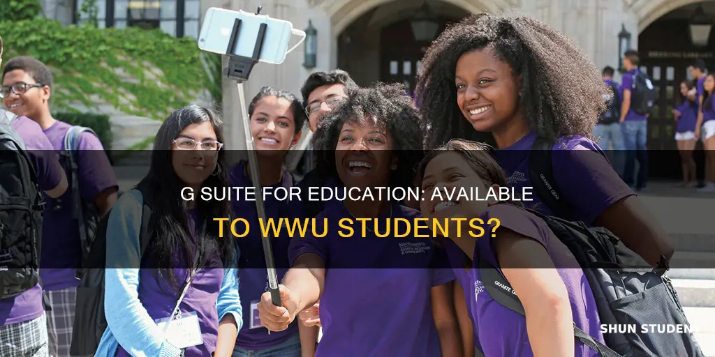 do western washington university students get g suite for education