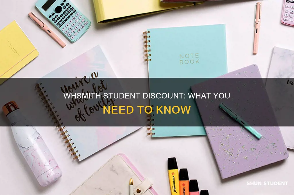do whsmith do student discount