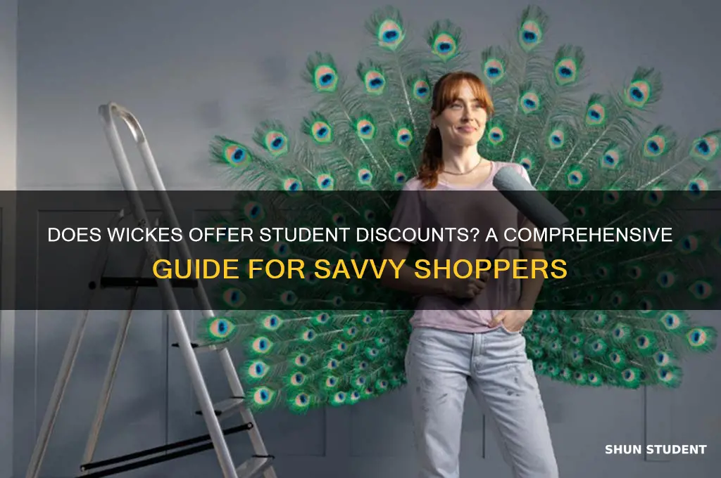 do wickes take student discount