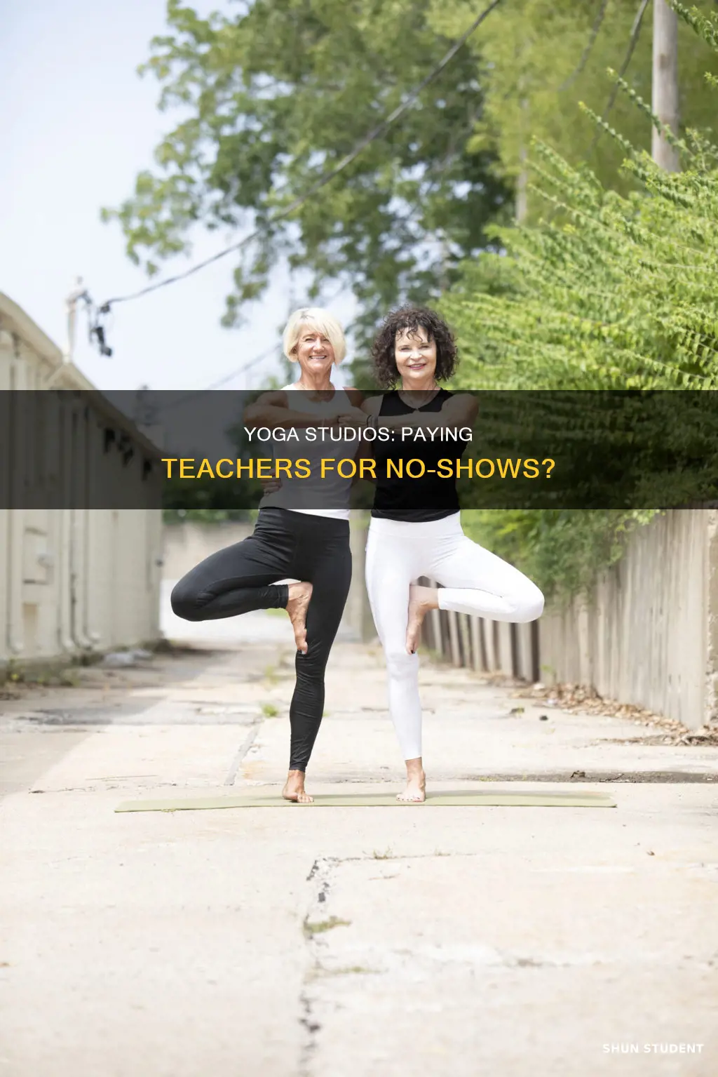 do yoga studios pay teachers if no students show up