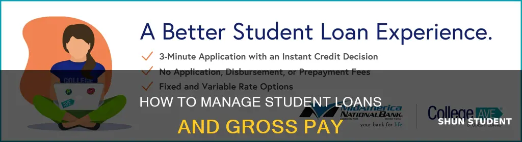 do you fill out gross pay for student loan