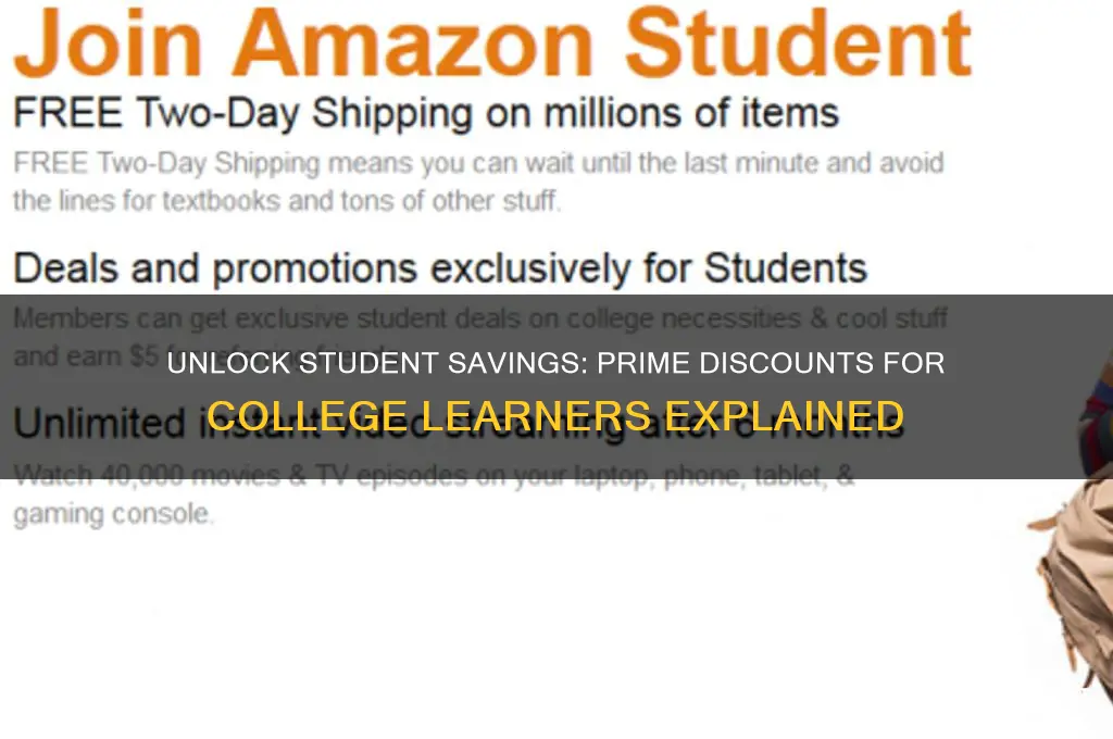 do you get a prime discount as a student