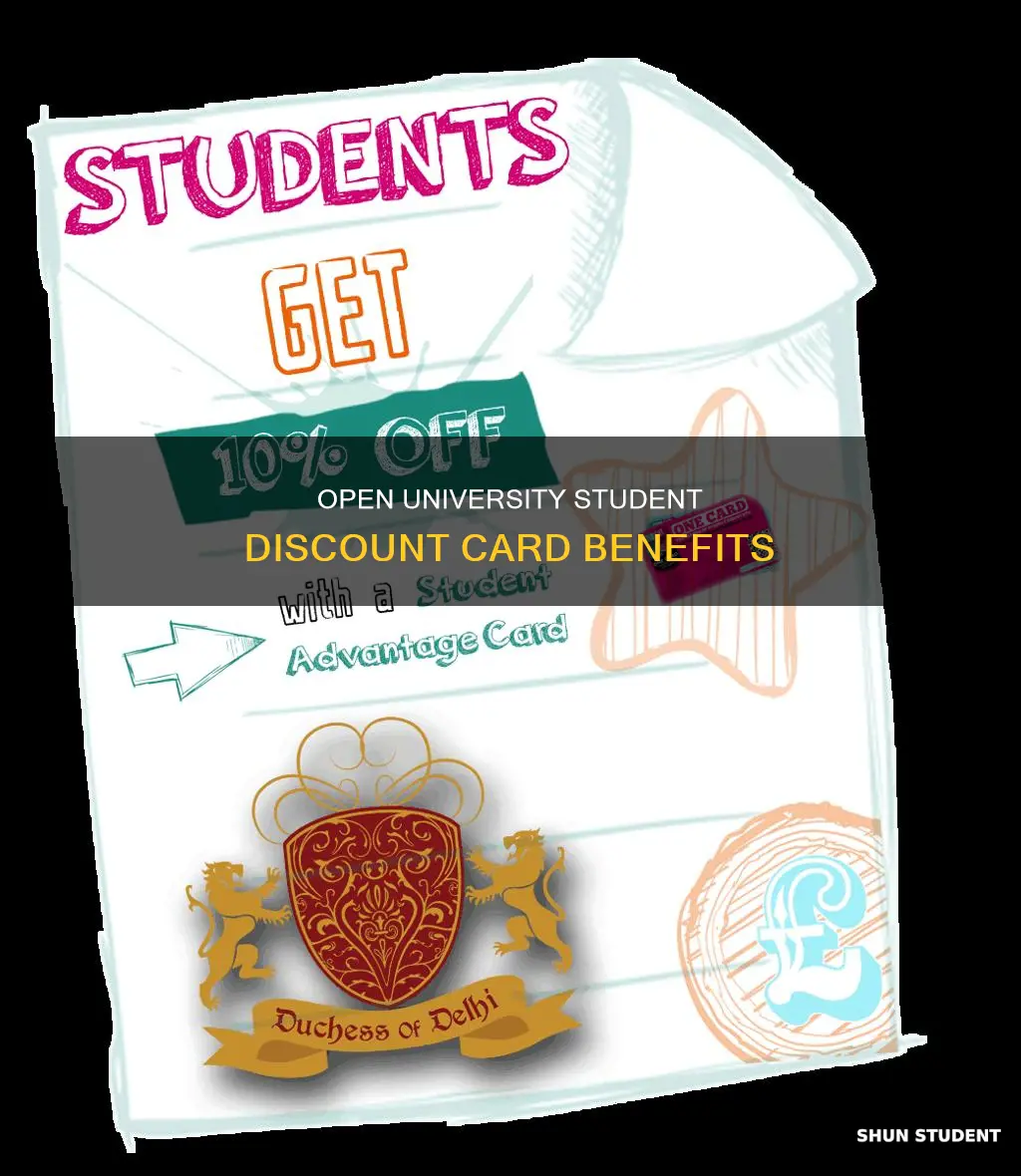 do you get a student discount card with open university