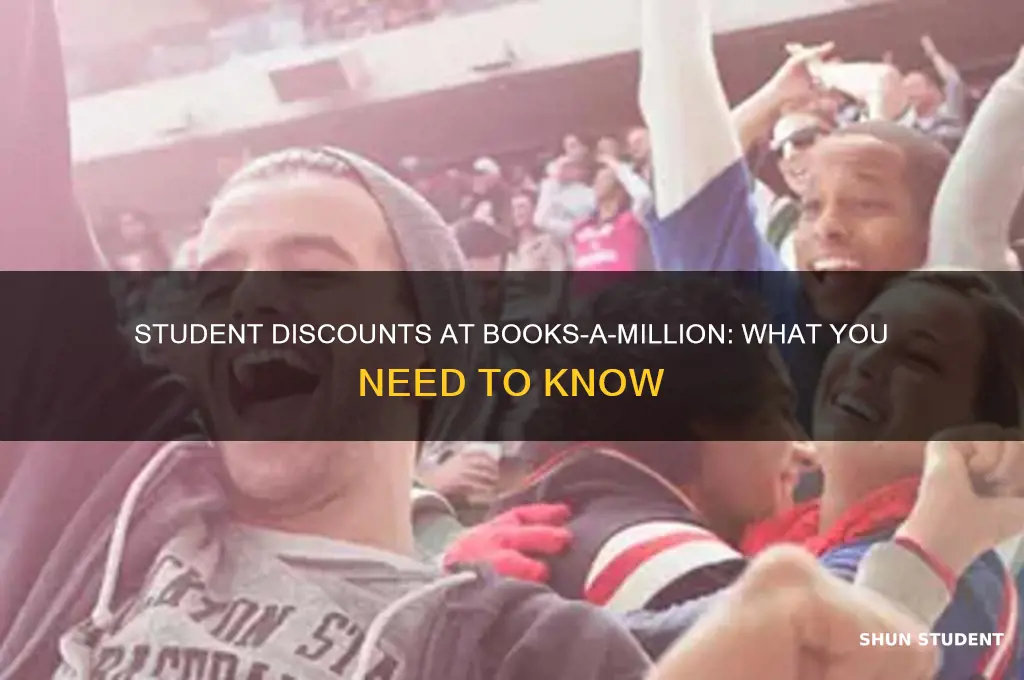do you get discounts for being a student at booksamillion