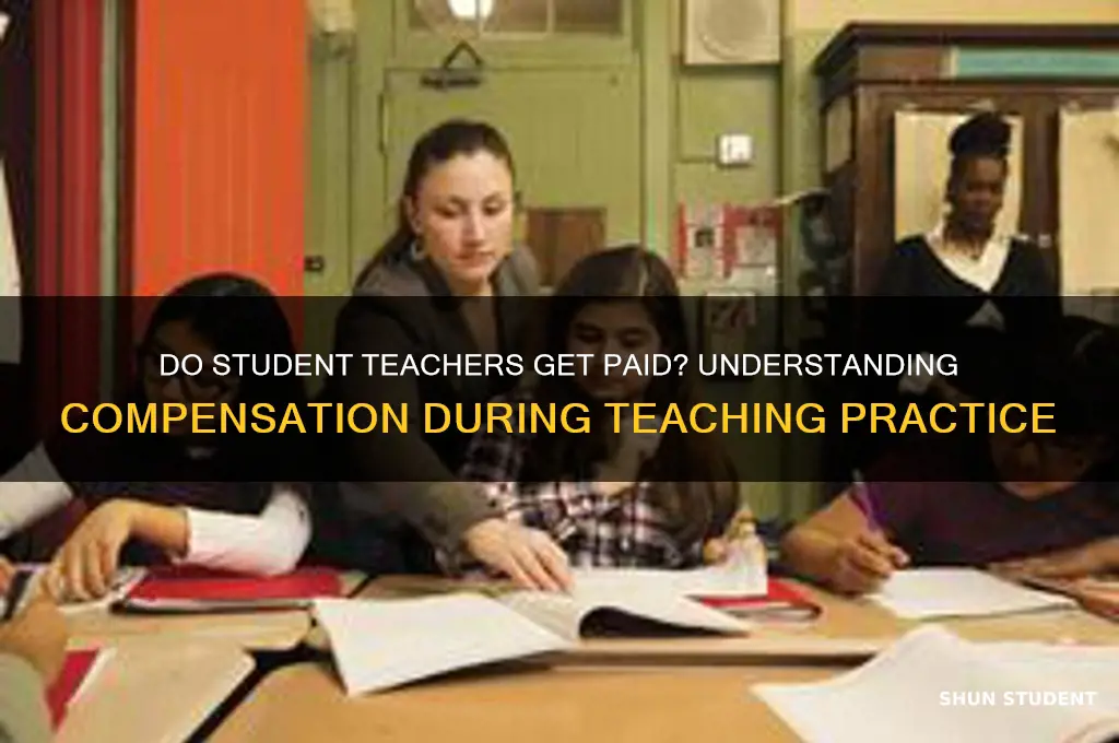 do you get paid to student teach