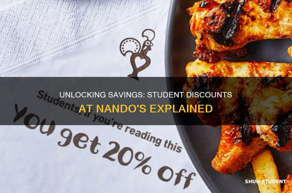 do you get student discount at nandos