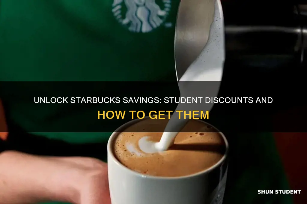 do you get student discount at starbucks