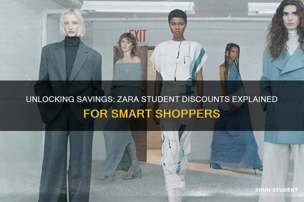 do you get student discount in zara