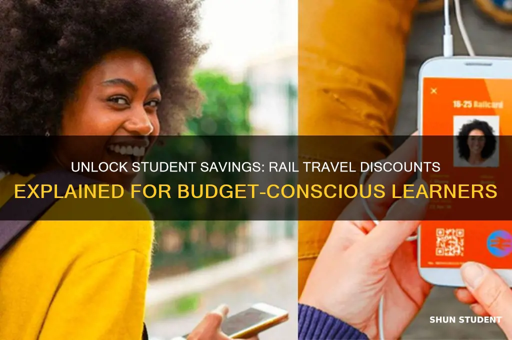 do you get student discount on rail travel