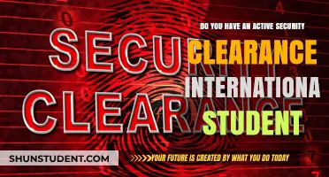 Security Clearance: International Students' Access
