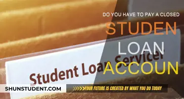 Student Loan Payment: Closed Accounts Still Need Paying?